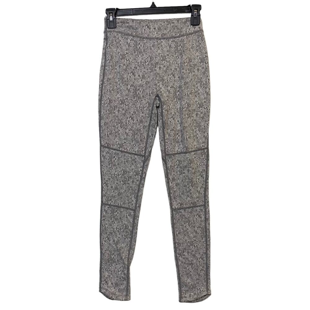 Gymshark Fleur Textured Gray Marled Leggings Size Small